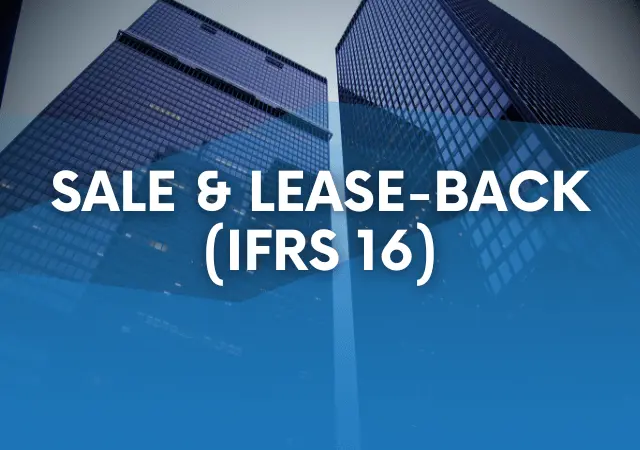 IFRS 16 Sale and Leaseback