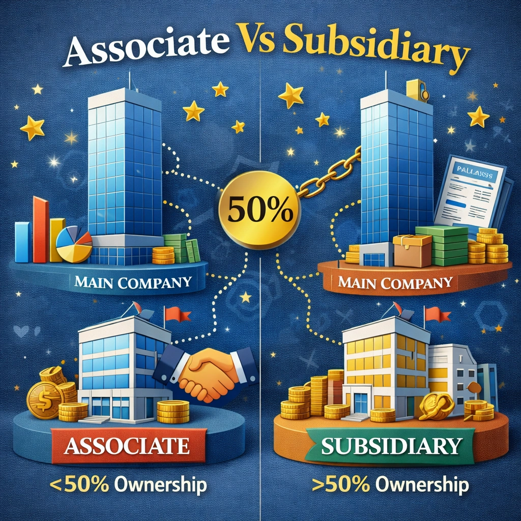 Associate Vs Subsidiary
