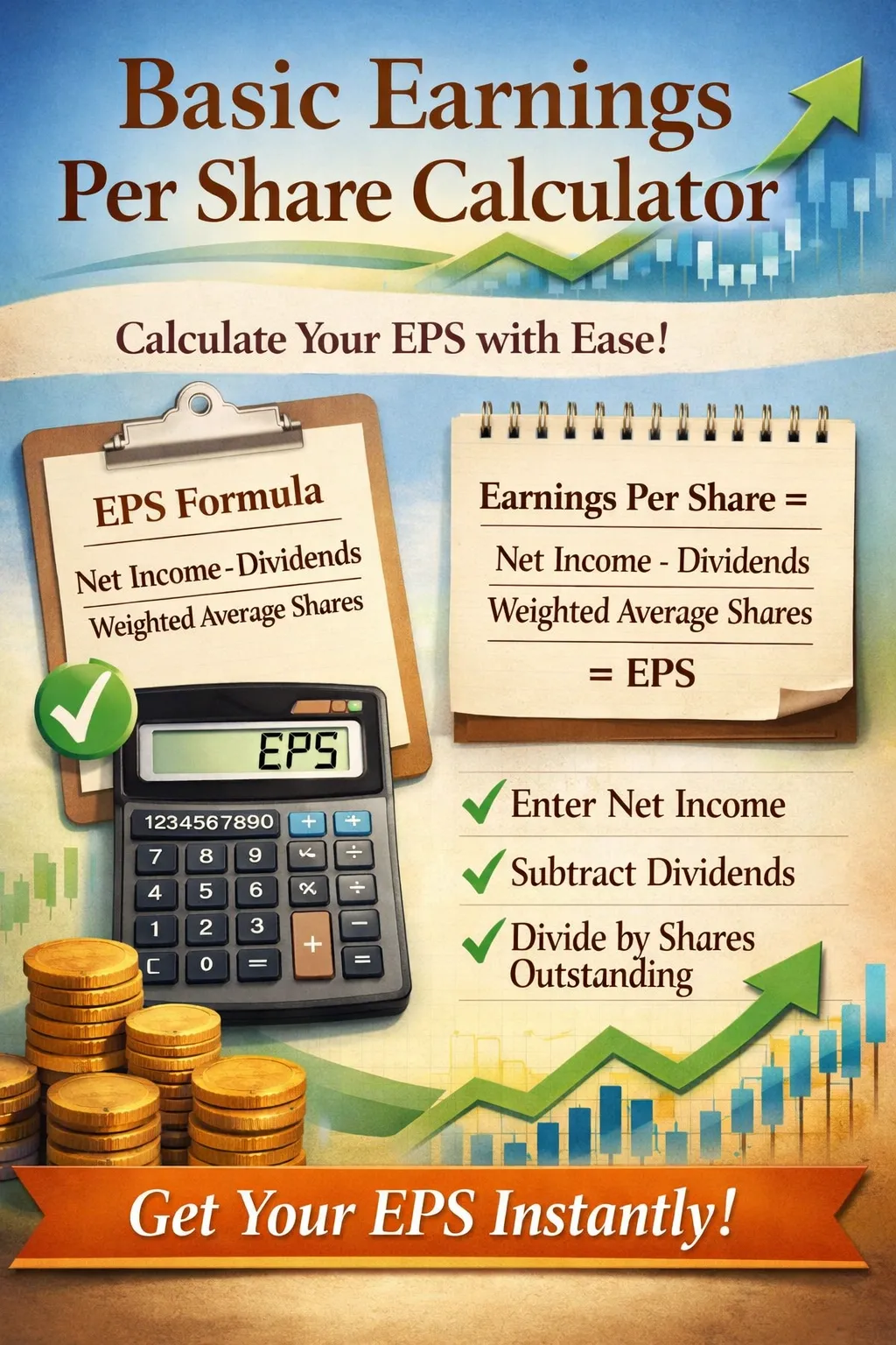 Basic Earnings Per Share Calculator