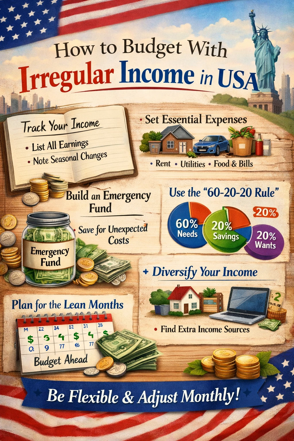 How to Budget With Irregular Income In USA