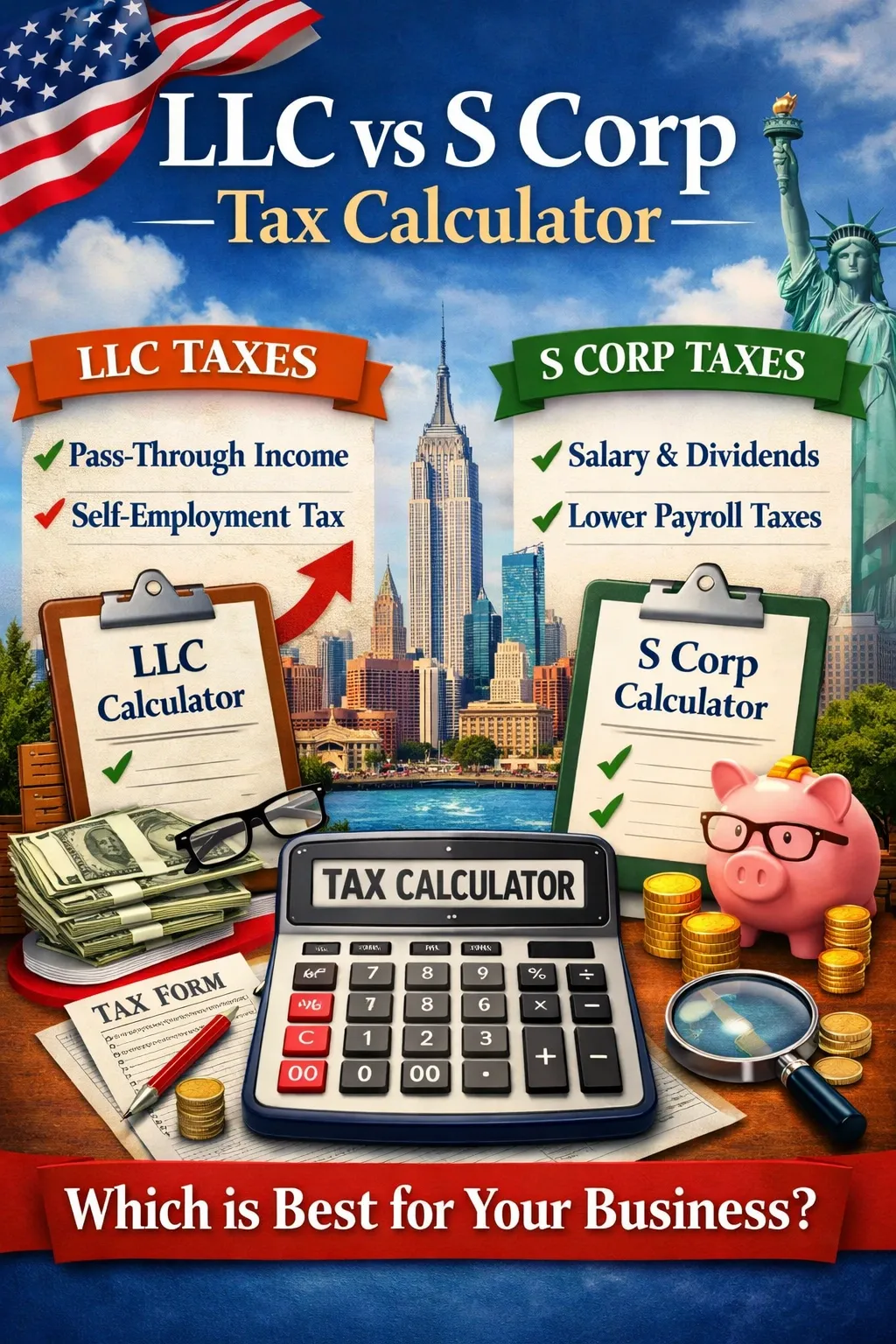 LLC Vs S Corp Tax Calculator