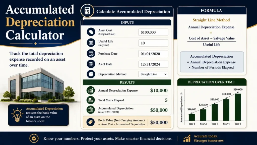 Accumulated Depreciation Calculator