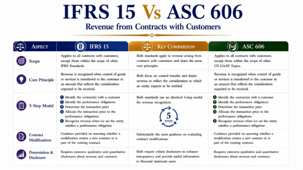 IFRS 15 Vs ASC 606