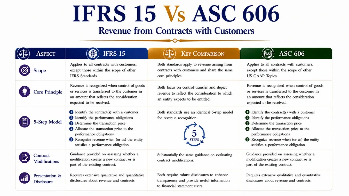 IFRS 15 Vs ASC 606