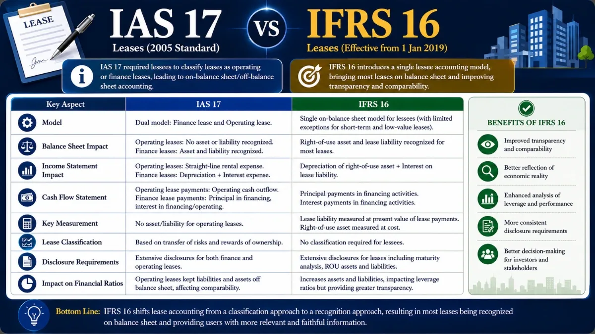 IAS 17 vs IFRS 16