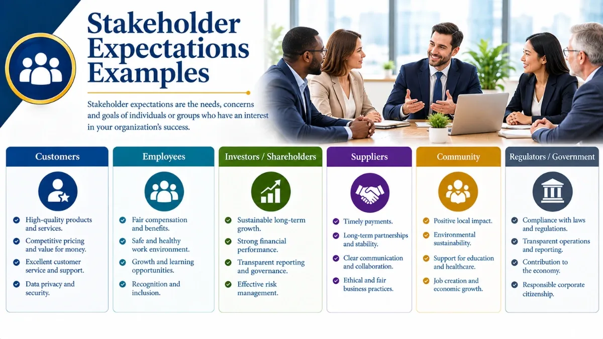 Stakeholder Expectations Examples